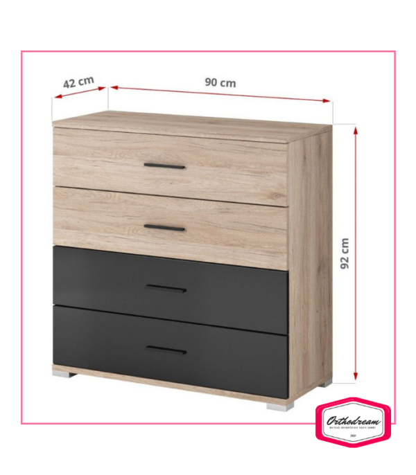 Chambre à Coucher Ines + Matelas et 2 Oreillers Gratuits – Image 7