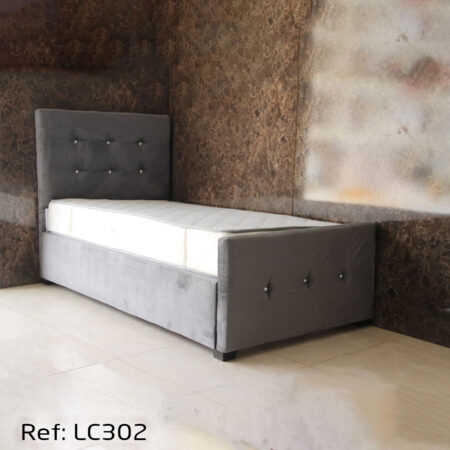 Lit Capitonne Velours LC302