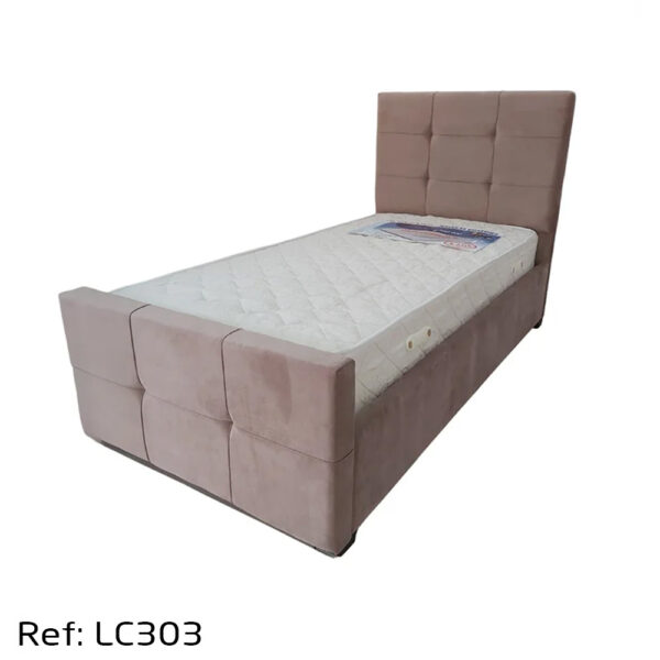 Lit Capitonne Velours LC303