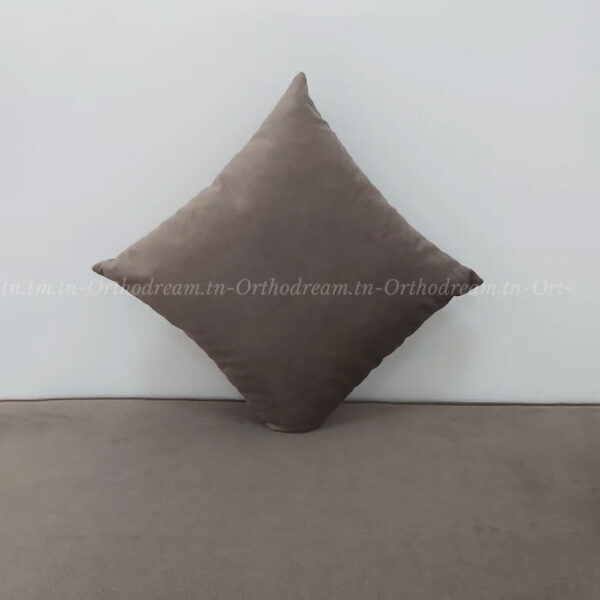 Matelas Mousse Avec 2 Coussins Marron