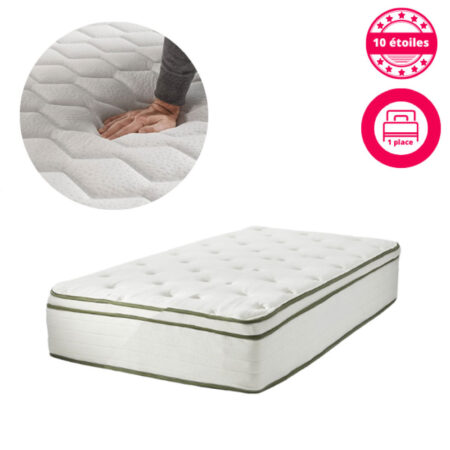 Matelas Royal Orthopédique Eurotop 1 Place 10 étoiles