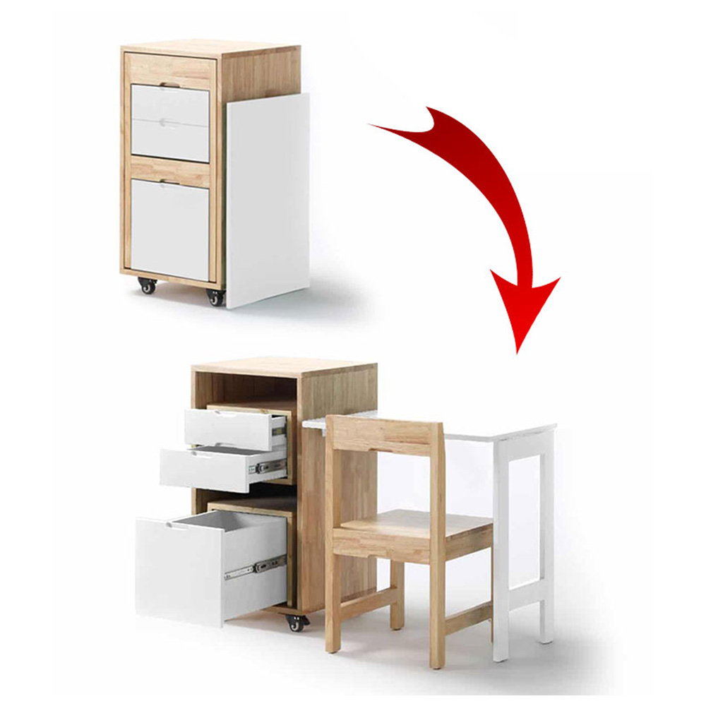 Bureau Pliable 3 en 1