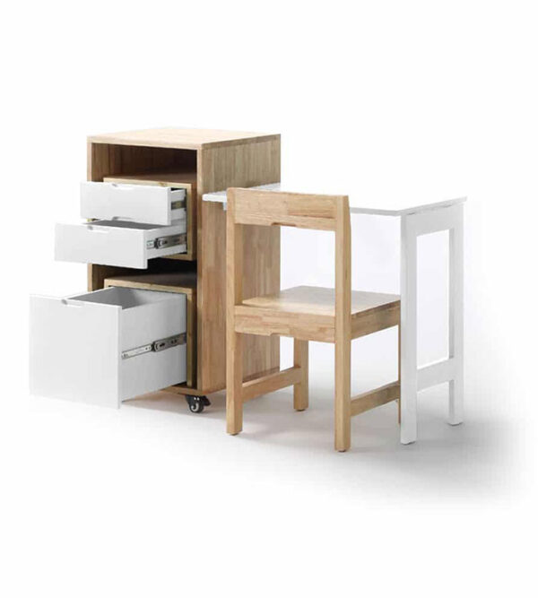 Bureau Pliant Économiseur D'espace 3 En 1 – Image 2