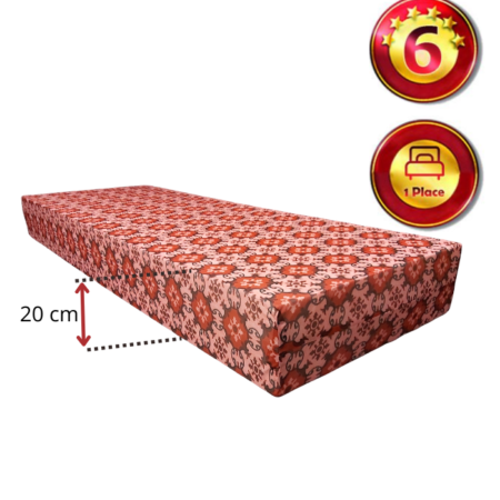 Matelas En Mousse 1 Place 6 Étoiles | Hauteur 20 cm - 190x70
