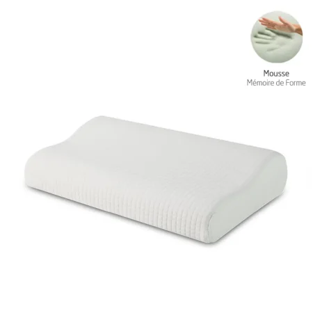 Oreiller ViscoQueen Orthopédique en Mousse à Mémoire