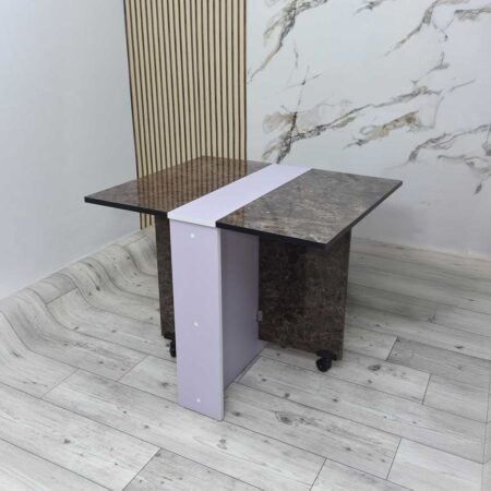 Table à Manger Pliante Marbré