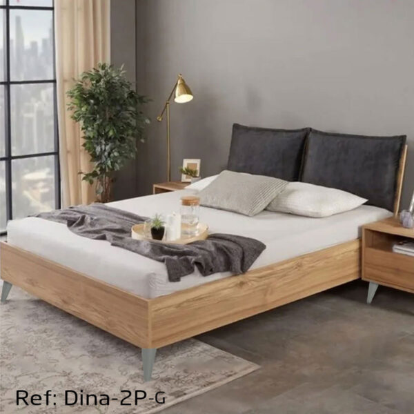 Lit Dina Couleur Chêne