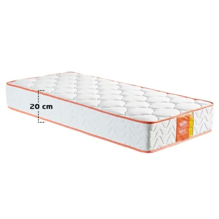 Matelas Mousse Matelassé 1 Place Hauteur 20 cm