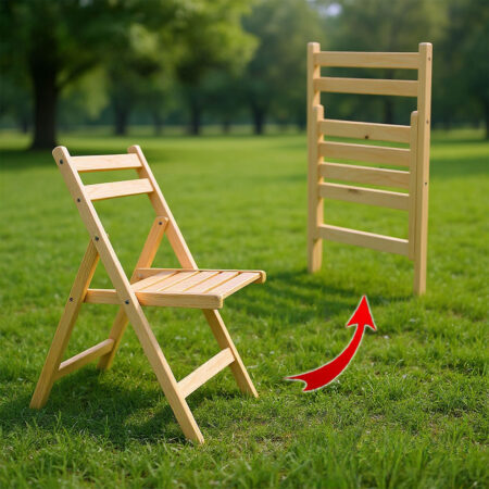 Chaise de Jardin en Bois Pliable