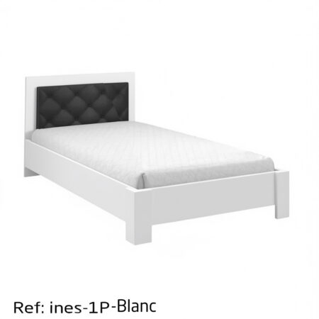 Lit Une Place Ines Blanc