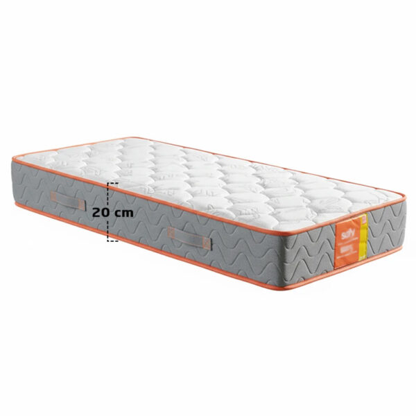 Matelas Mousse Matelassé 5 Étoiles 1 Place Hauteur 20 cm