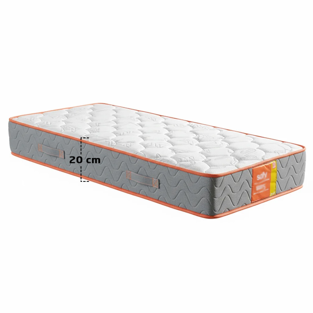 Matelas Mousse Matelassé 5 Étoiles 1 Place Hauteur 20 cm